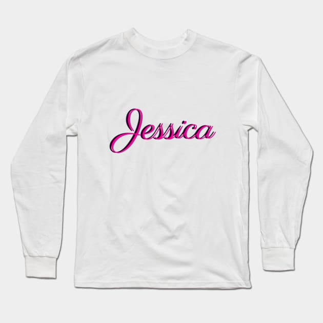 Jessica Long Sleeve T-Shirt by Shineyarts